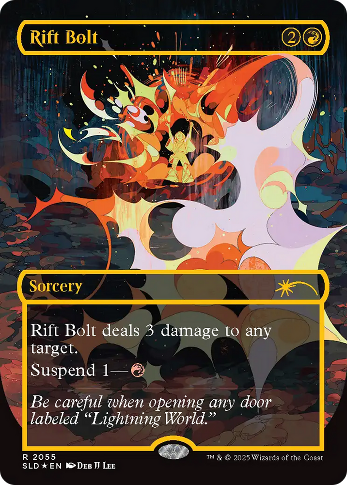 Rift Bolt (2055) (Raised Foil) [Secret Lair Drop Series] Magic: The Gathering