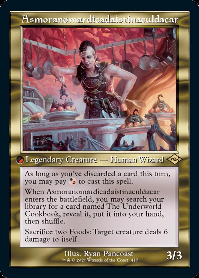 Asmoranomardicadaistinaculdacar (Retro Foil Etched) [Modern Horizons 2] Magic: The Gathering
