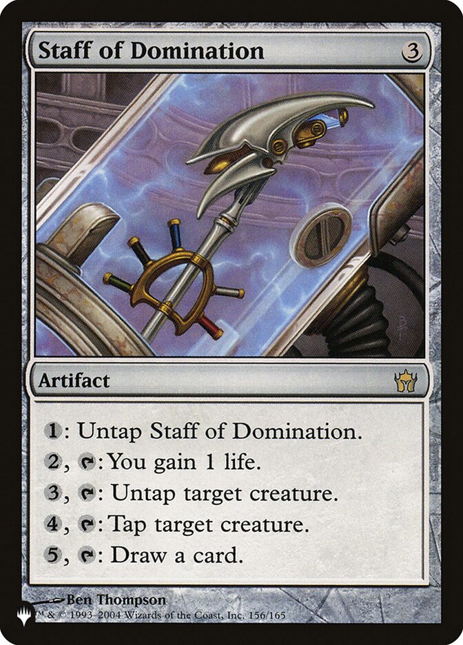 Staff of Domination [The List] Magic: The Gathering