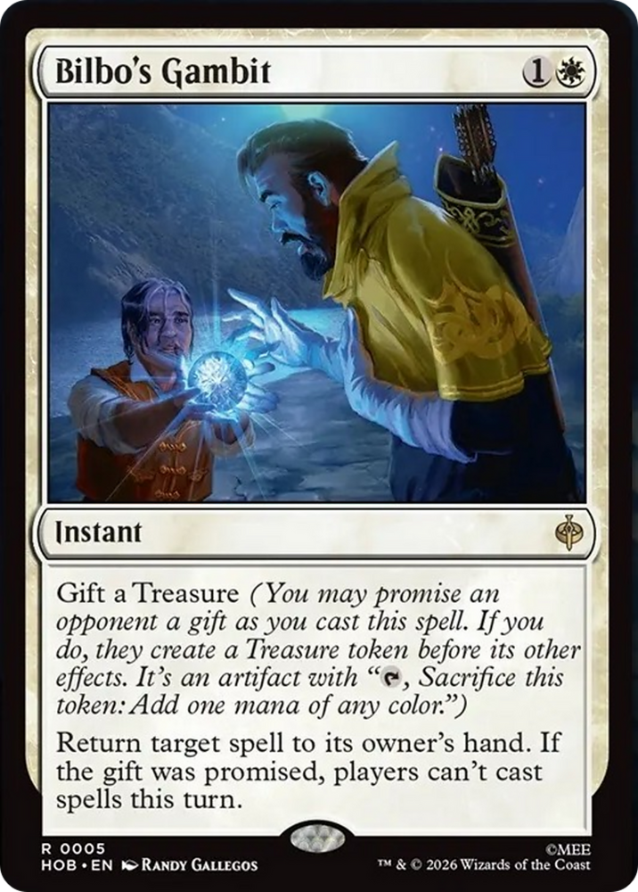 Bilbo's Gambit [The Hobbit] Magic: The Gathering