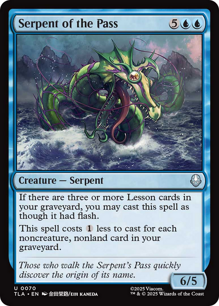 Serpent of the Pass [Avatar: The Last Airbender] Magic: The Gathering