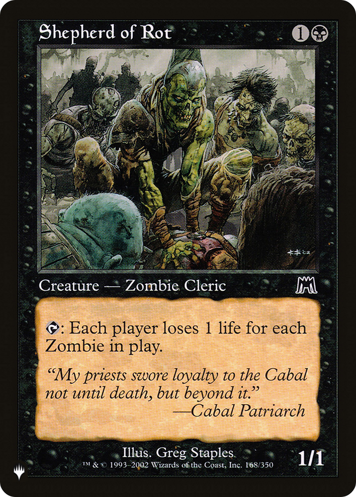 Shepherd of Rot [The List] Magic: The Gathering