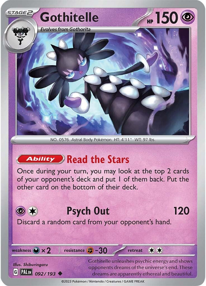 Gothitelle (092/193) [Scarlet & Violet: Paldea Evolved] Pokémon