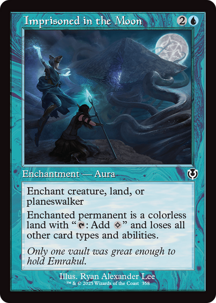 Imprisoned in the Moon (Retro Frame) [Innistrad Remastered] Magic: The Gathering