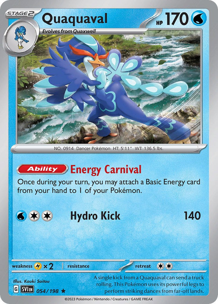 Quaquaval (054/198) (Theme Deck Exclusive) [Scarlet & Violet: Base Set] Pokémon