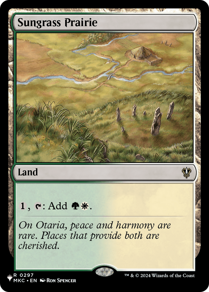 Sungrass Prairie (MKC) [The List] Magic: The Gathering