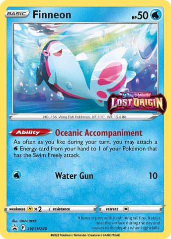 Finneon (SWSH240) [Sword & Shield: Black Star Promos] Pokémon