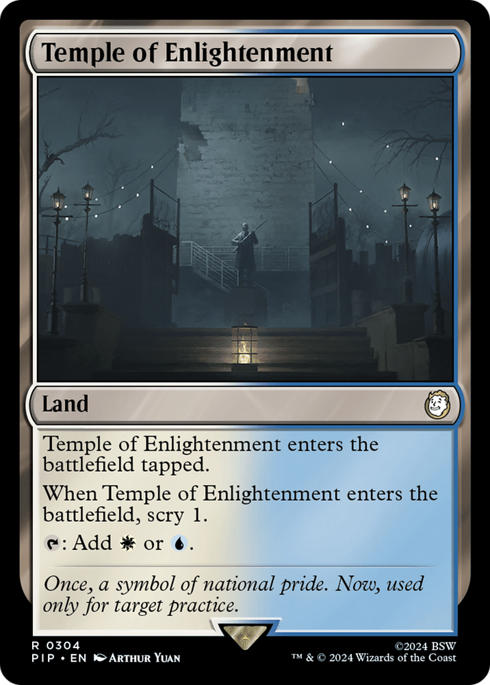 Temple of Enlightenment [Fallout] Magic: The Gathering