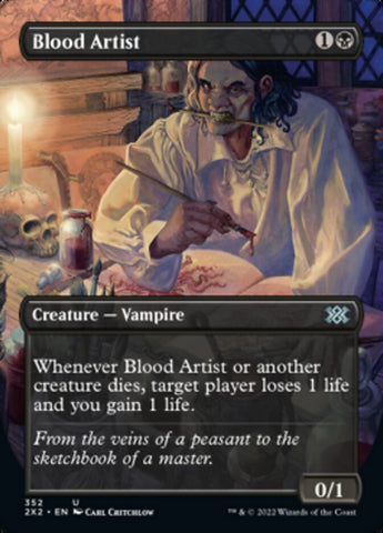 Blood Artist (Borderless Alternate Art) [Double Masters 2022] Magic: The Gathering