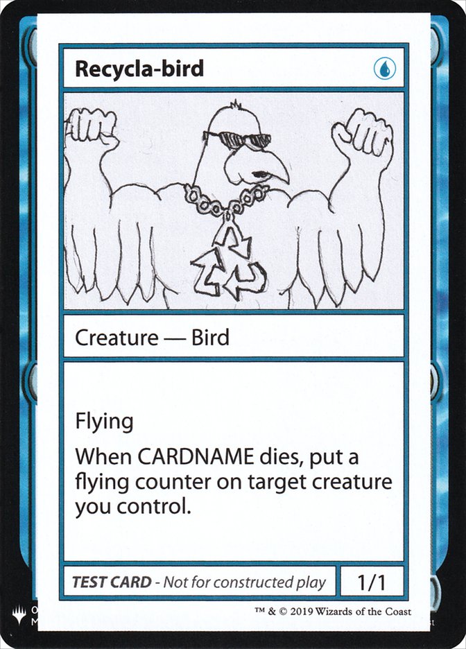 Recycla-bird [Mystery Booster Playtest Cards] Magic: The Gathering