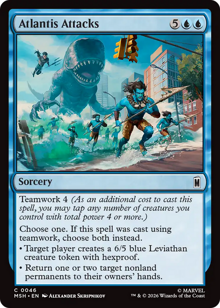 Atlantis Attacks [Marvel Super Heroes] Magic: The Gathering