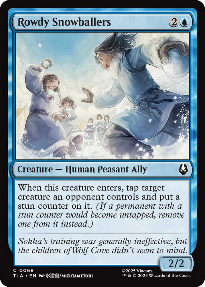 Rowdy Snowballers [Avatar: The Last Airbender] Magic: The Gathering