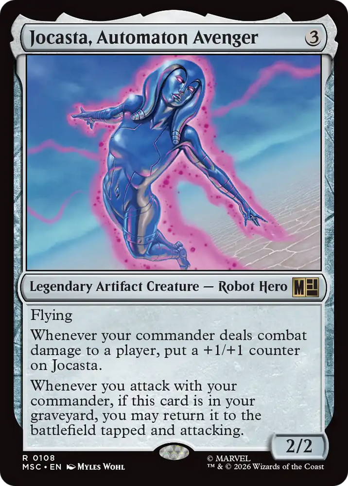 Jocasta, Automaton Avenger [Marvel Super Heroes Commander] Magic: The Gathering