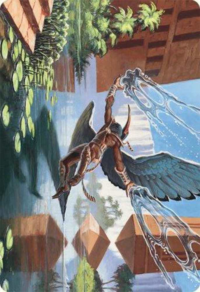 Nadu, Winged Wisdom Art Card [Modern Horizons 3 Art Series] Magic: The Gathering