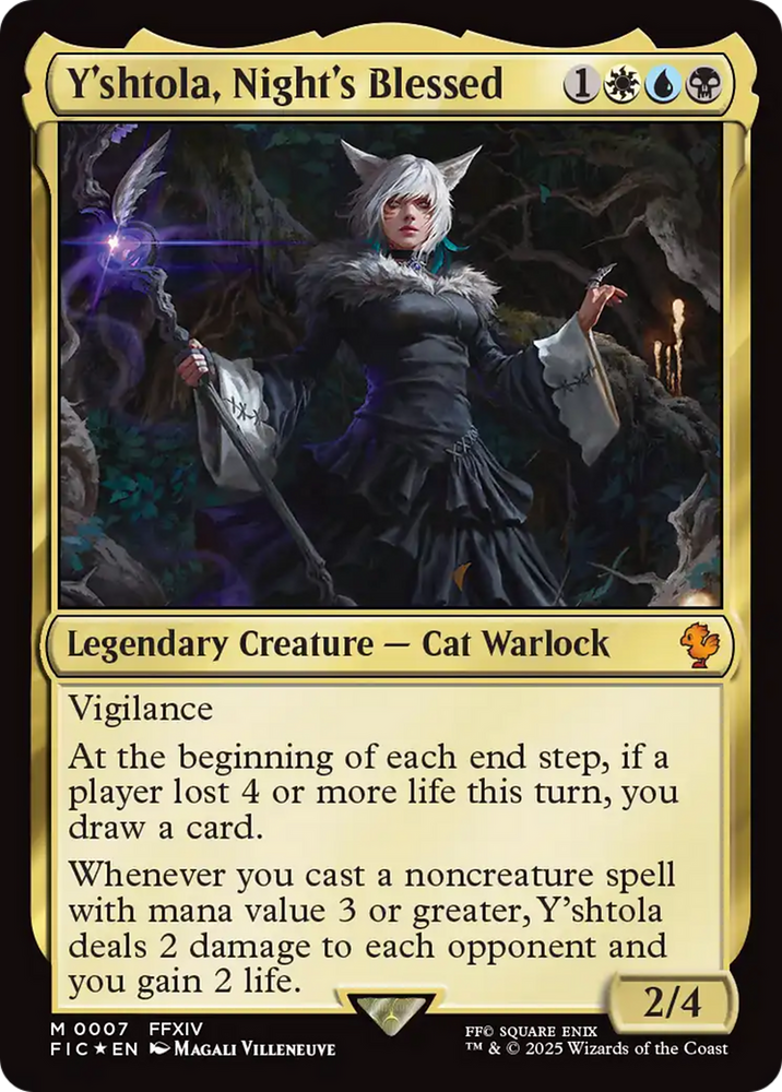 Y'shtola, Night's Blessed [FINAL FANTASY Commander] Magic: The Gathering