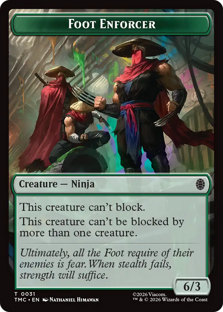 Foot Enforcer [Teenage Mutant Ninja Turtles Commander] Magic: The Gathering