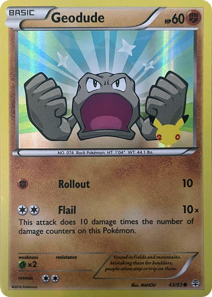 Geodude (043/083) [Celebrations: 25th Anniversary] Pokémon