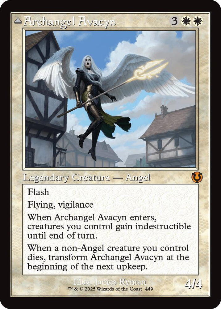 Archangel Avacyn // Avacyn, the Purifier (Retro Frame) [Innistrad Remastered] Magic: The Gathering