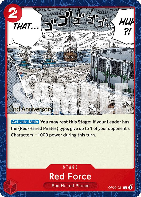 Red Force [Emperors in the New World: 2nd Anniversary Tournament Cards] Bandai