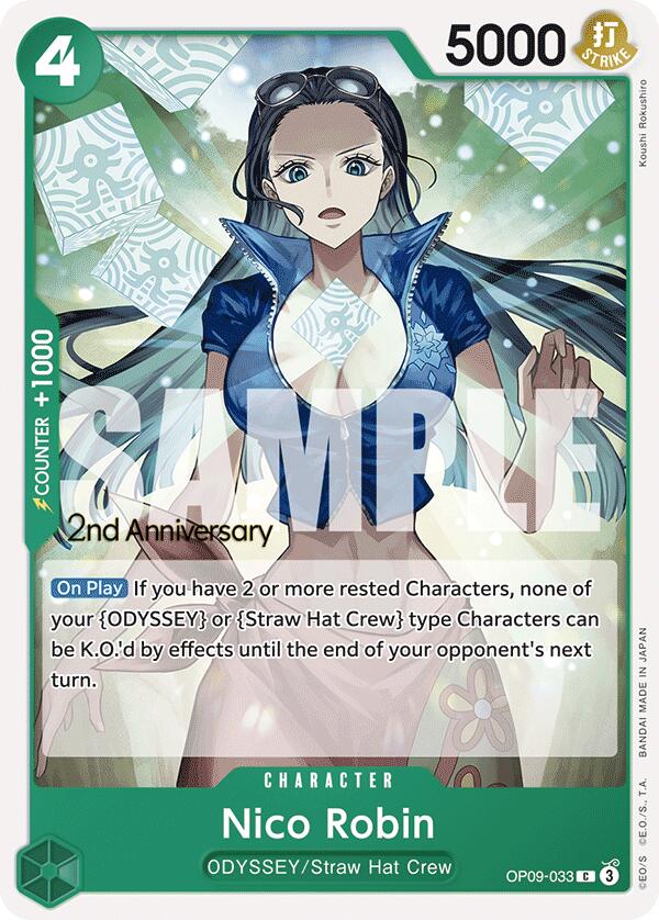 Nico Robin [Emperors in the New World: 2nd Anniversary Tournament Cards] Bandai