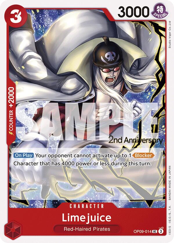 Limejuice [Emperors in the New World: 2nd Anniversary Tournament Cards] Bandai