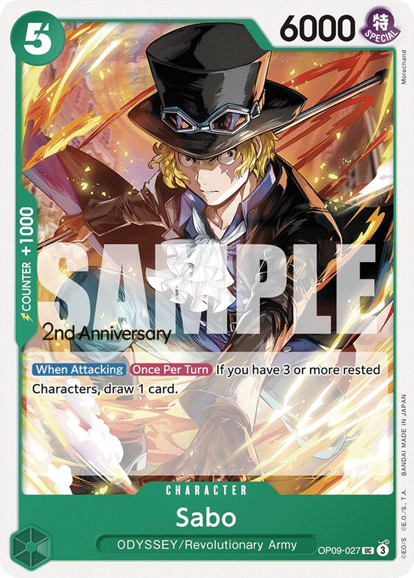 Sabo [Emperors in the New World: 2nd Anniversary Tournament Cards] Bandai