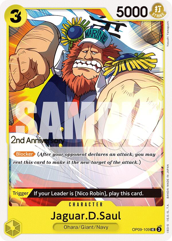 Jaguar.D.Saul [Emperors in the New World: 2nd Anniversary Tournament Cards] Bandai