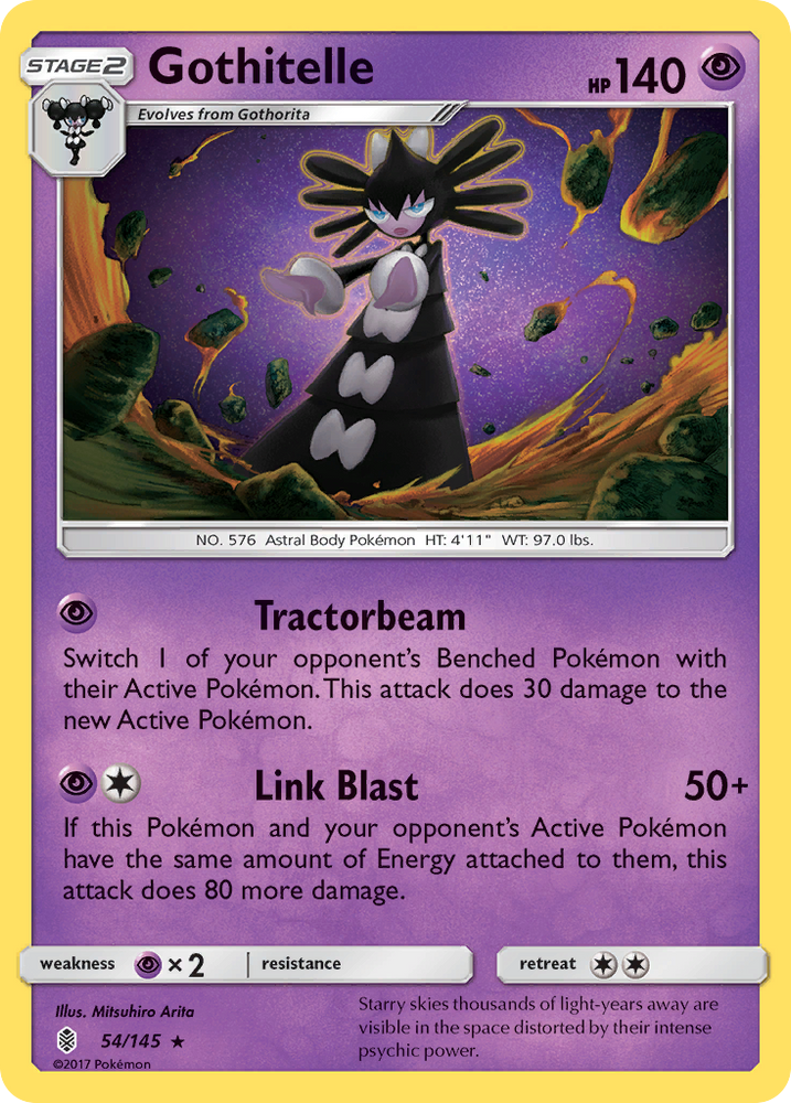 Gothitelle (54/145) [Sun & Moon: Guardians Rising] Pokémon