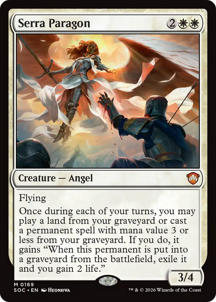 Serra Paragon [Secrets of Strixhaven Commander] Magic: The Gathering