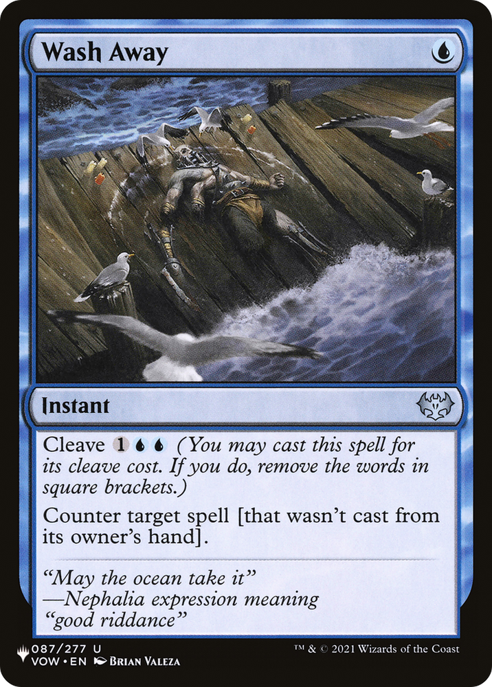 Wash Away [The List] Magic: The Gathering