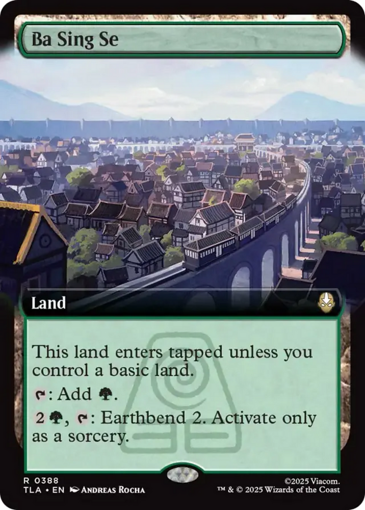 Ba Sing Se (Extended Art) [Avatar: The Last Airbender] Magic: The Gathering