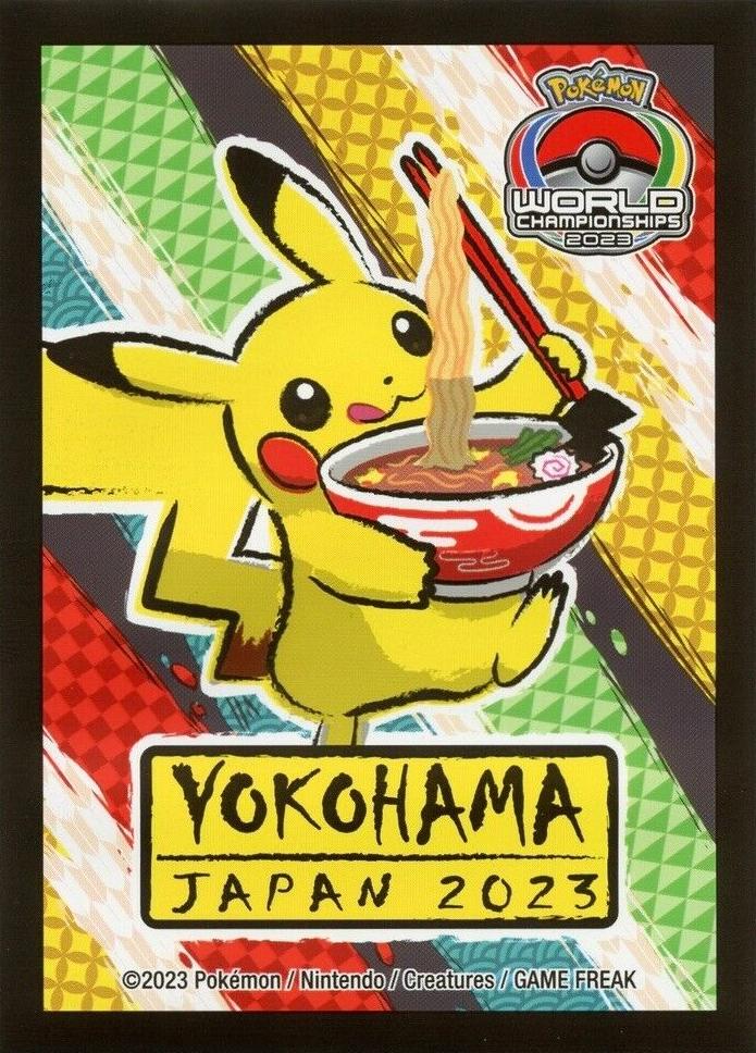 Card Sleeves - 2023 Japan International Championship Pikachu Ramen (64 Pack) Pokémon