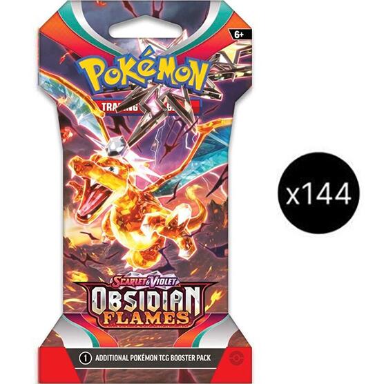 Scarlet & Violet: Obsidian Flames - Sleeved Booster Pack Case Pokémon