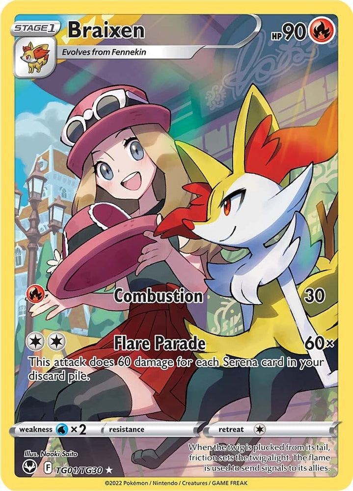 Braixen (TG01/TG30) [Sword & Shield: Silver Tempest] Pokémon
