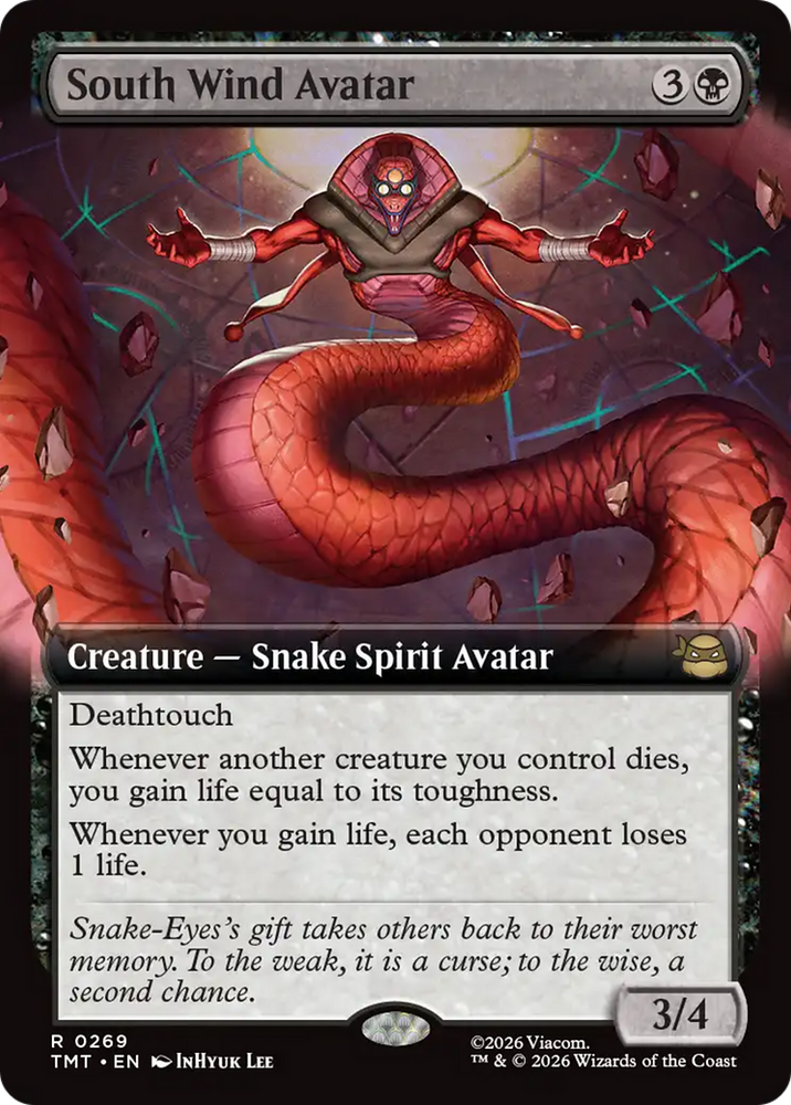 South Wind Avatar (Extended Art) [Teenage Mutant Ninja Turtles] Magic: The Gathering