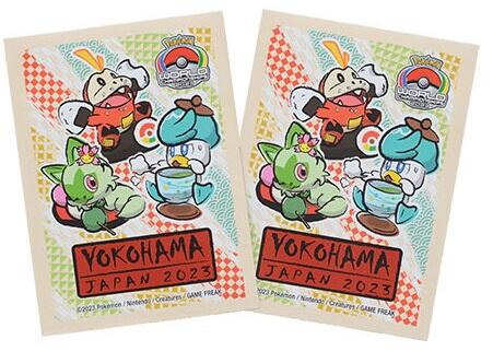 Card Sleeves - Sprigatito, Fuecoco, and Quaxly (WCS2023) (64-Pack) (Pokemon Center Japan Exclusive) Pokémon