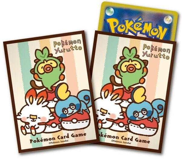 Card Sleeves - Yurutto Chilling with Cushions (64-Pack) (Pokemon Center Japan Exclusive) Pokémon