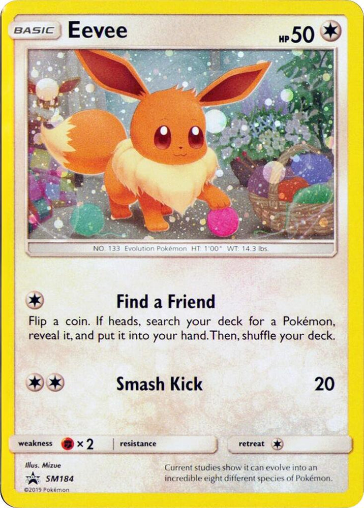 Eevee (SM184) (Cosmos Holo) [Sword & Shield: Black Star Promos] Pokémon