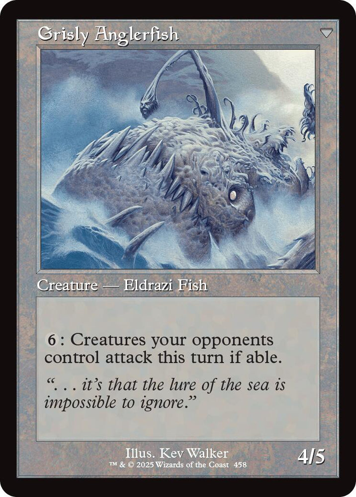 Grizzled Angler // Grisly Anglerfish (Retro Frame) [Innistrad Remastered] Magic: The Gathering