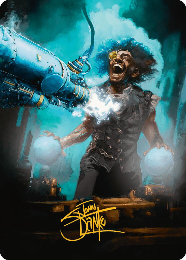 Laboratory Maniac Art Card (Gold-Stamped Signature) [Innistrad Remastered Art Series] Magic: The Gathering