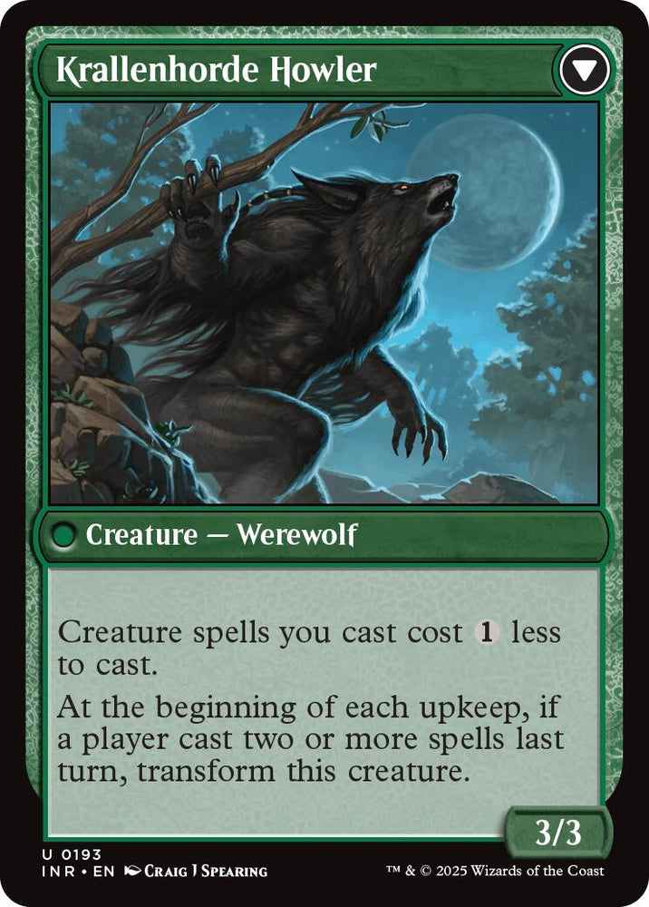 Duskwatch Recruiter // Krallenhorde Howler [Innistrad Remastered] Magic: The Gathering