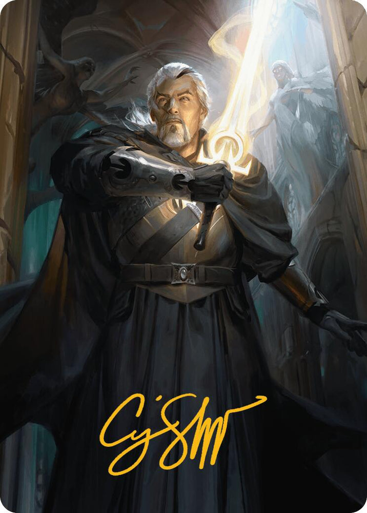 Odric, Lunarch Marshal Art Card (Gold-Stamped Signature) [Innistrad Remastered Art Series] Magic: The Gathering