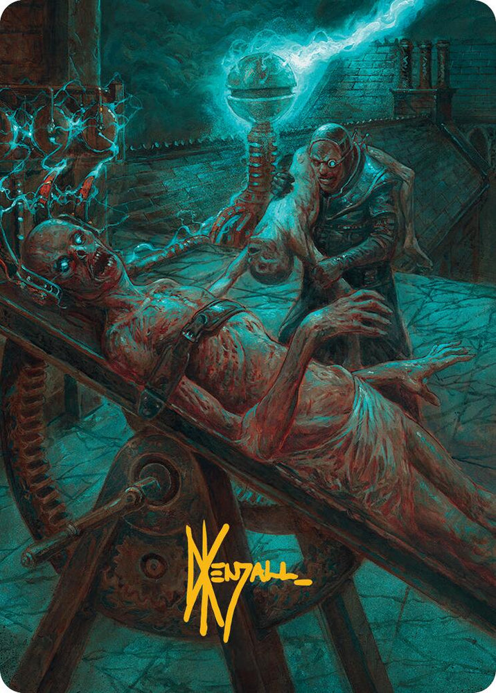 Rooftop Storm Art Card (Gold-Stamped Signature) [Innistrad Remastered Art Series] Magic: The Gathering