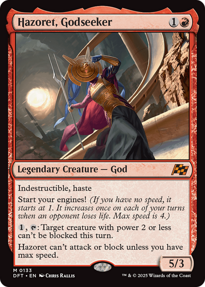 Hazoret, Godseeker [Aetherdrift] Magic: The Gathering
