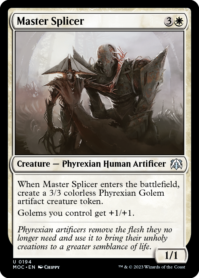 Master Splicer [March of the Machine Commander] Magic: The Gathering