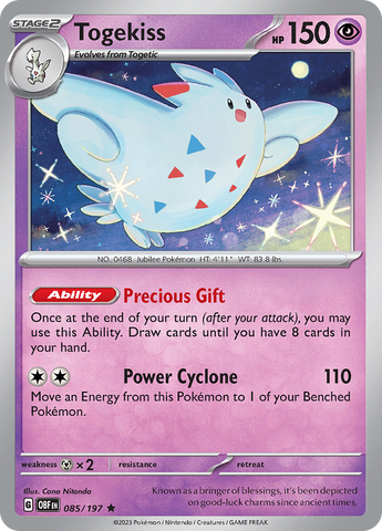 Togekiss (085/197) [Scarlet & Violet: Obsidian Flames] Pokémon