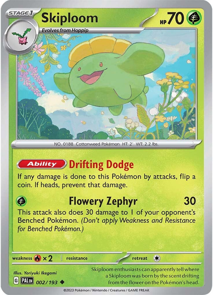 Skiploom (002/193) [Scarlet & Violet: Paldea Evolved] Pokémon