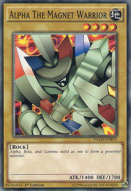 Alpha The Magnet Warrior [YGLD-ENB11] Common Yu-Gi-Oh!