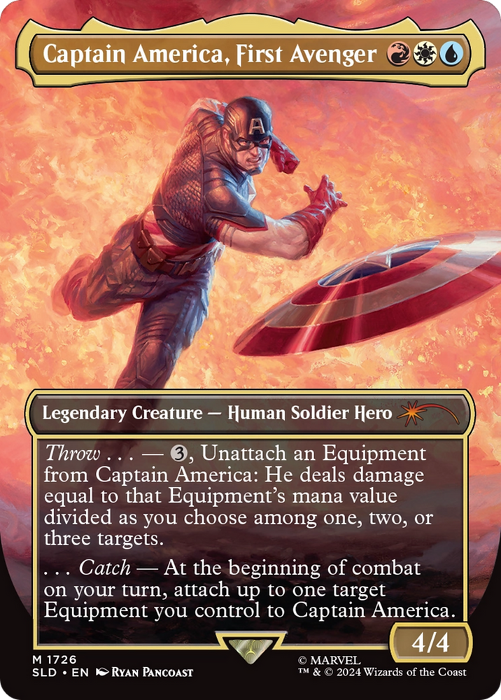 Captain America, First Avenger [Secret Lair Drop Series] Magic: The Gathering