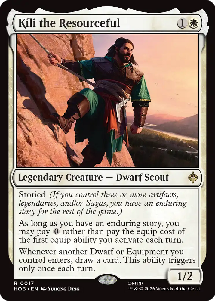 Kili the Resourceful [The Hobbit] Magic: The Gathering